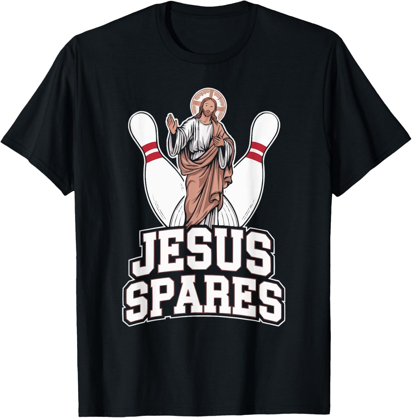 Funny Jesus Christ Religious Christian Believer Christianity T-Shirt - T-Shirt | Black
