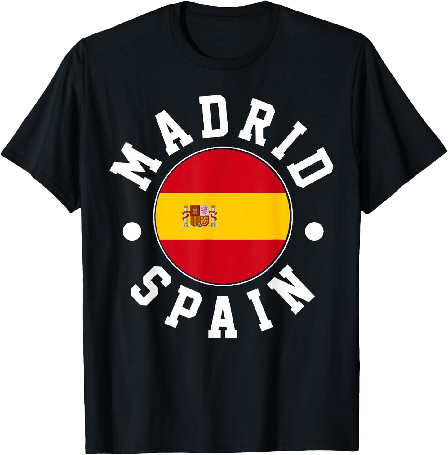 Madrid Spain T-Shirt - T-Shirt | Black