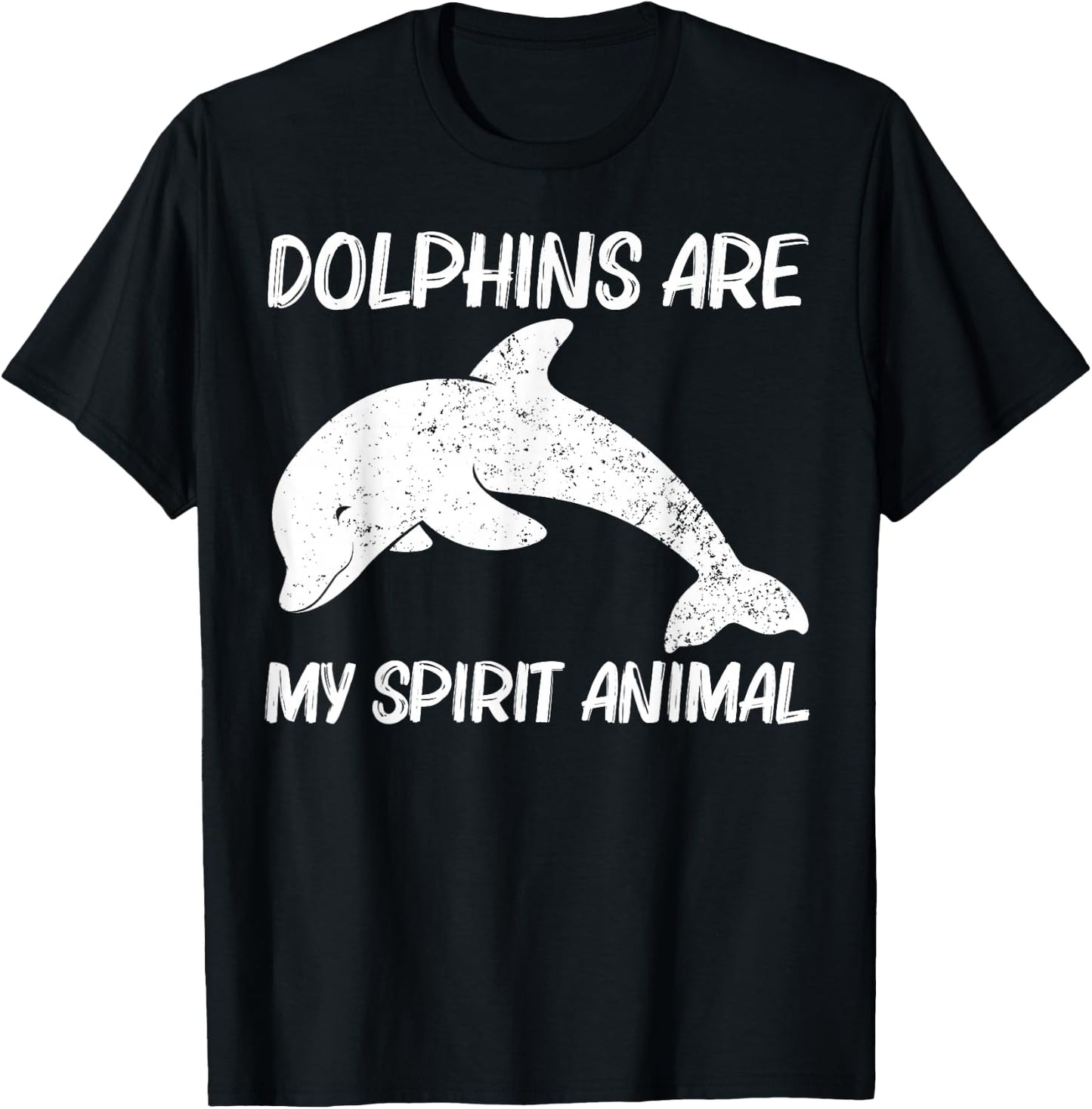 Cool Dolphin Gift Women Bottlenose Dolphin Animal T-Shirt - T-Shirt | Black
