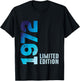 Fantastisches Jahr 1972 Vintage Since 1972 Limitierte Auflage 1972 T-Shirt - T-Shirt | Black
