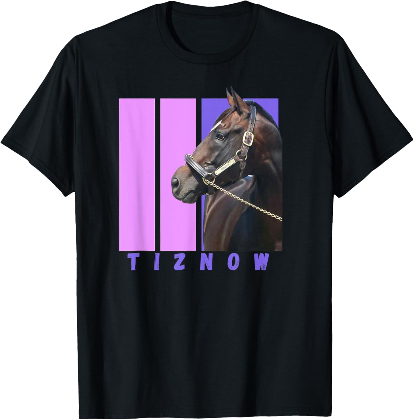 Tiznow, Thoroughbred Racing, Del Mar, Santa Anita, Horses T-Shirt - T-Shirt | Black