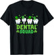 Dental Squad Leprechaun Teeth Happy St Patrick's Day Dentist T-Shirt - T-Shirt | Black