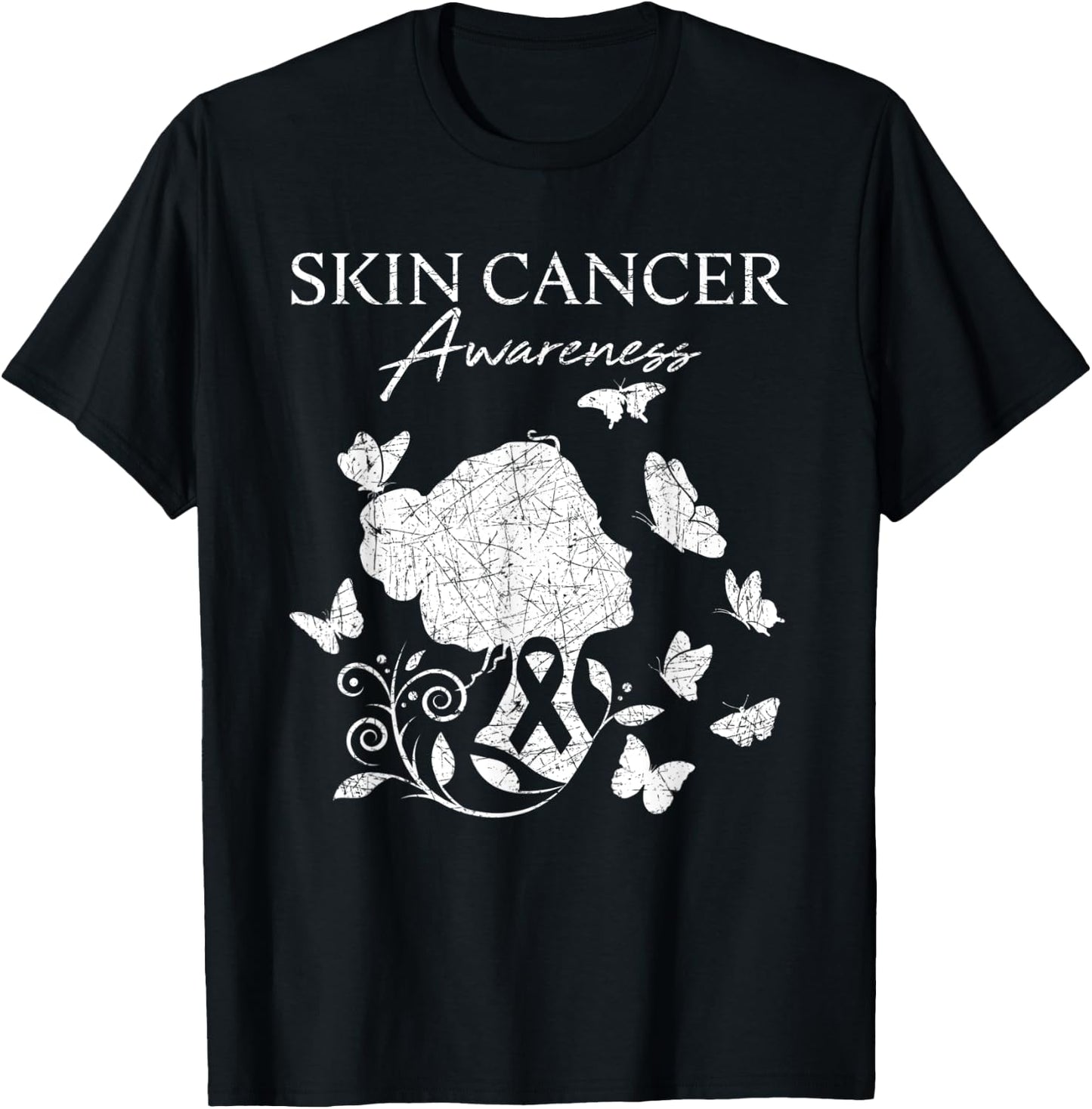 Skin Cancer Awareness T-Shirt - T-Shirt | Black