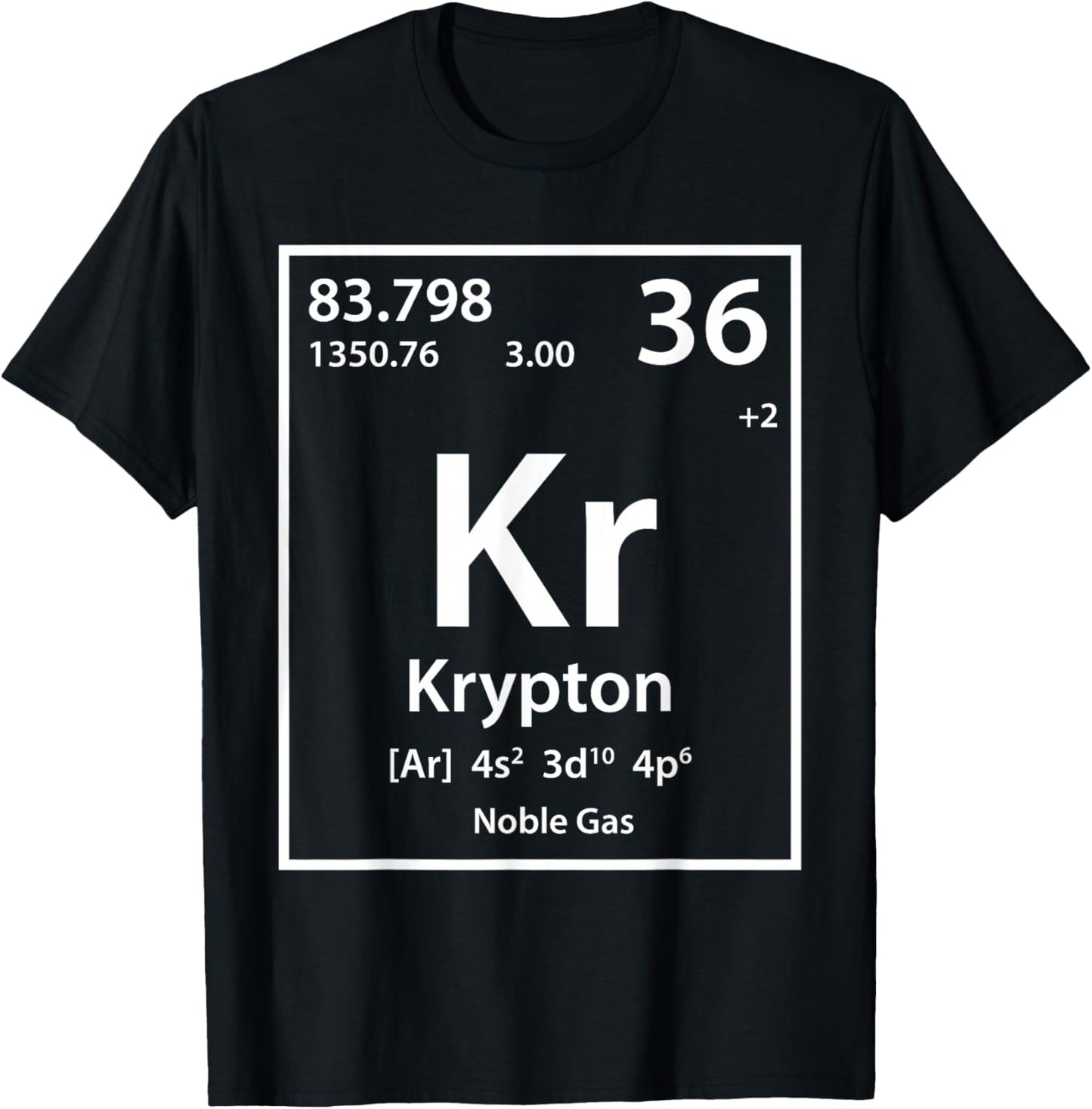 Krypton Element (white) T-Shirt - T-Shirt | Black