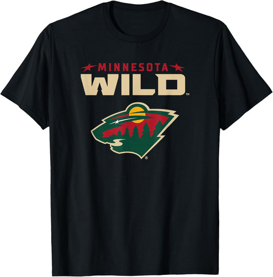 Minnesota Wild Power Play Black Officially Licensed T-Shirt - T-Shirt | Black