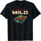 Minnesota Wild Power Play Black Officially Licensed T-Shirt - T-Shirt | Black