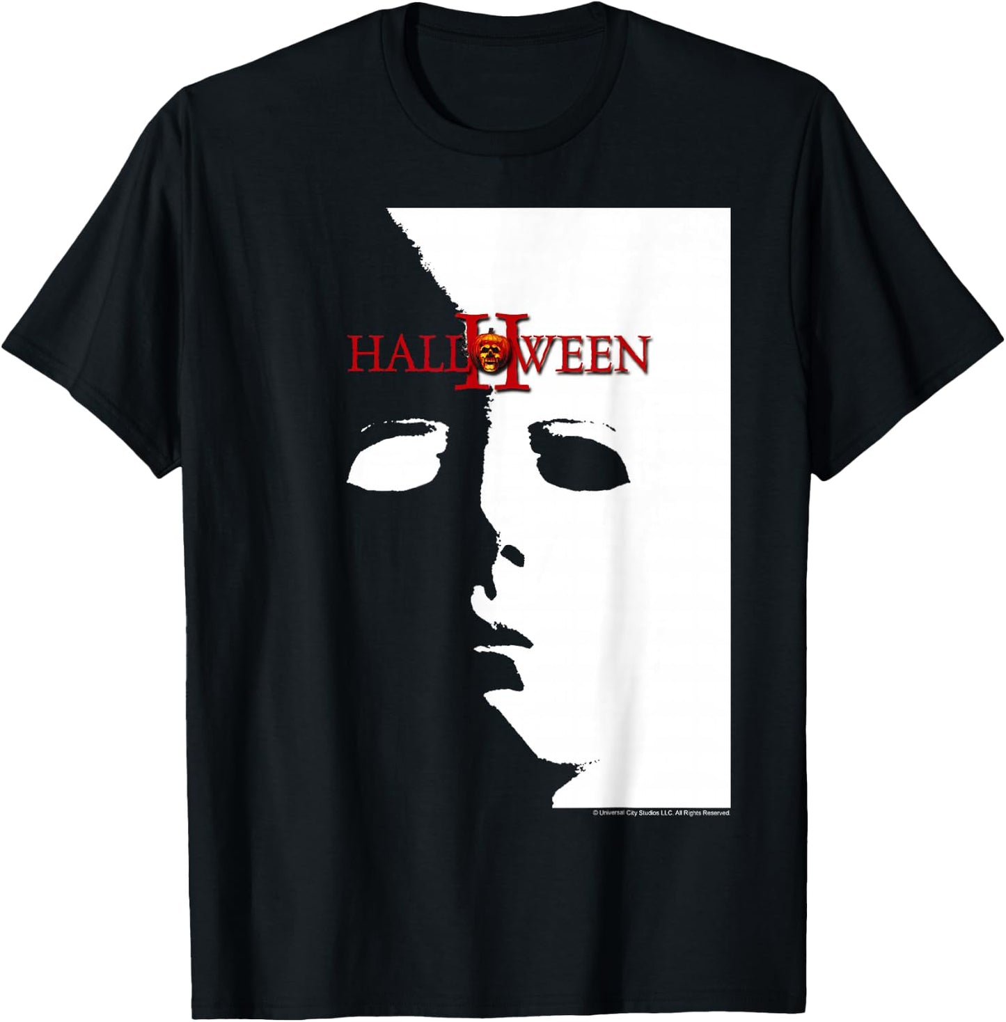 Halloween 2 Michael Myers Mask Poster T-Shirt - T-Shirt | Black