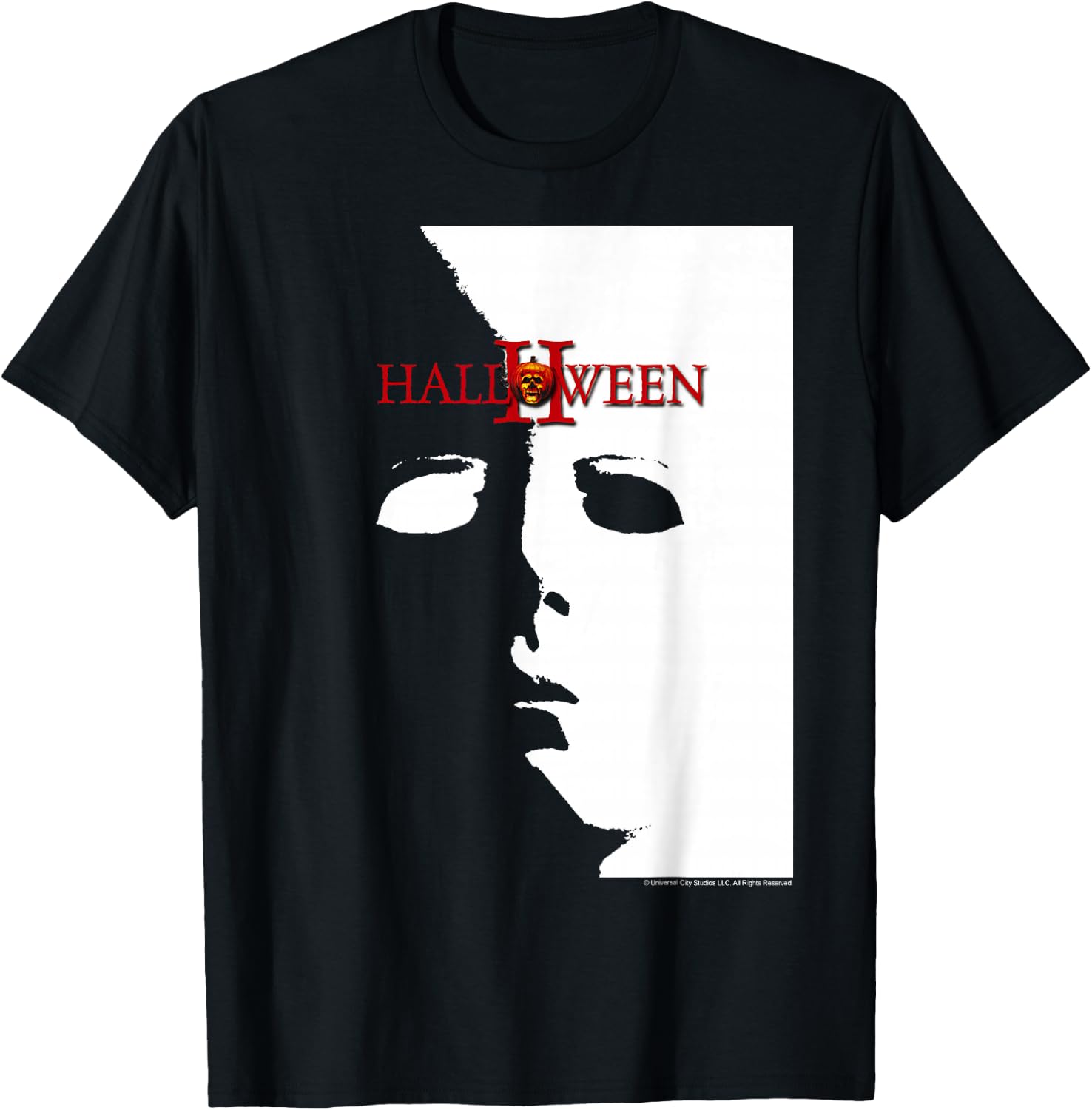 Halloween 2 Michael Myers Mask Poster T-Shirt - T-Shirt | Black