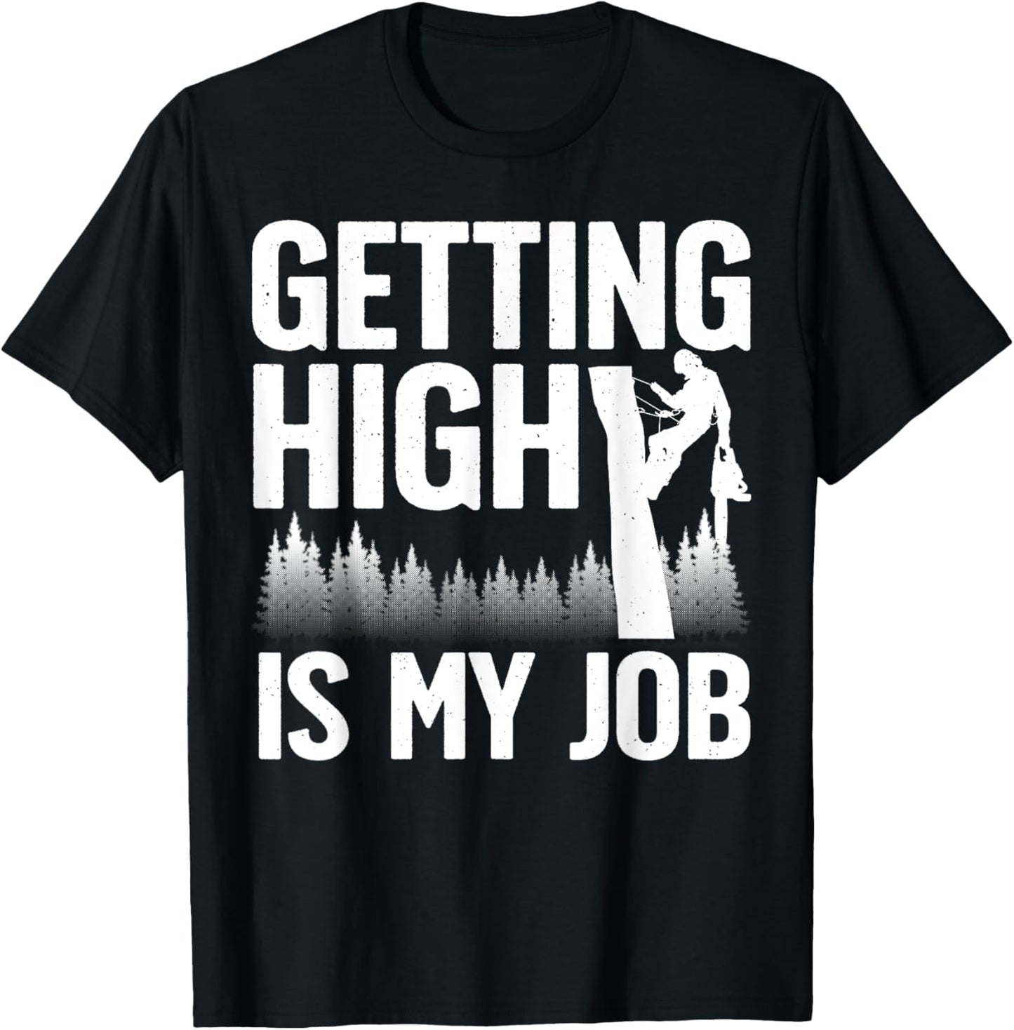 Cute Lumberjack Women Logger Wood Logging Arborist T-Shirt - T-Shirt | Black