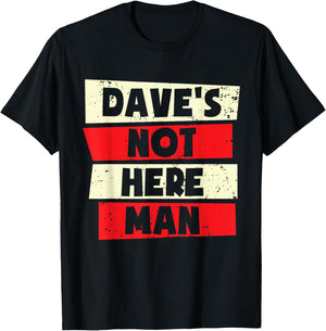 Funny Dave Forename T-Shirt - T-Shirt | Black
