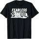 Fearless soul lion Funny Design motivation fun fearless lion T-Shirt - T-Shirt | Black