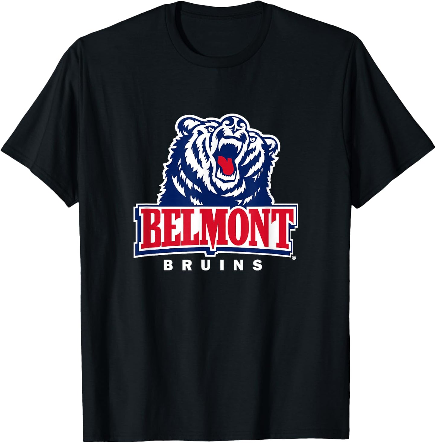 Belmont Bruins | Official NCAA Merch | PPBEL02 T-Shirt - T-Shirt | Black