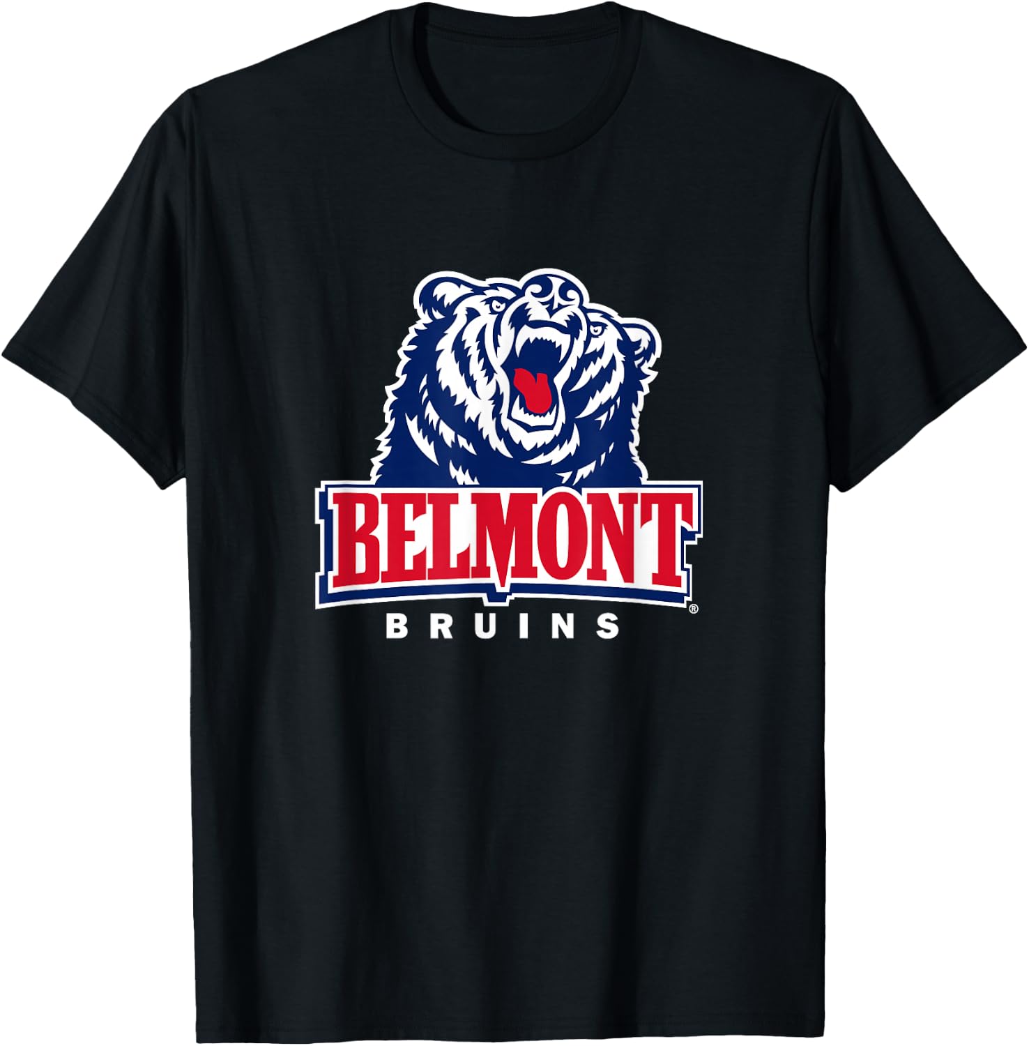 Belmont Bruins | Official NCAA Merch | PPBEL02 T-Shirt - T-Shirt | Black