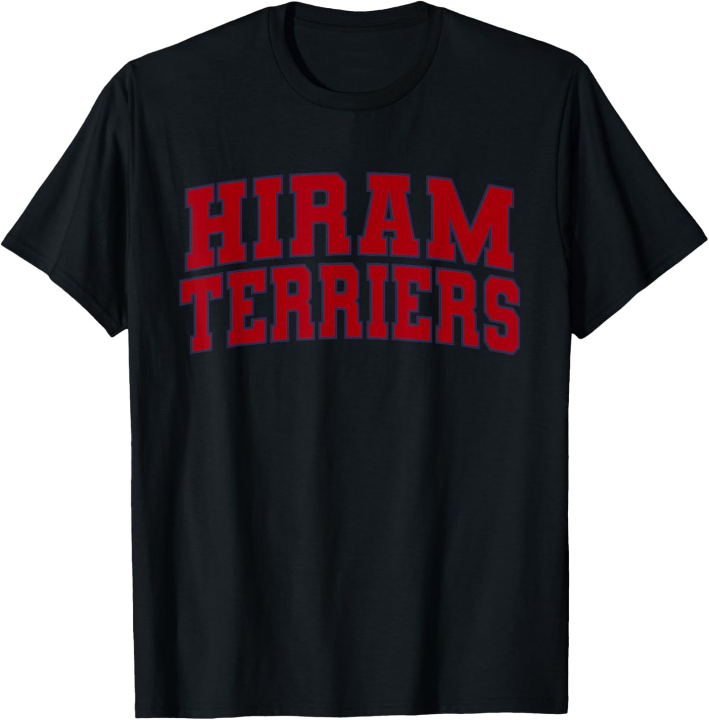 Hiram College Terriers Apparel Sports Fan T-Shirt - T-Shirt | Black
