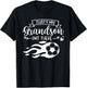Men Funny Soccer Player That's My Grandson Out There T-Shirt - T-Shirt | Black