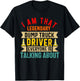 Dump Truck Driver Operator Men Adult Dumping truck Trailer T-Shirt - T-Shirt | Black