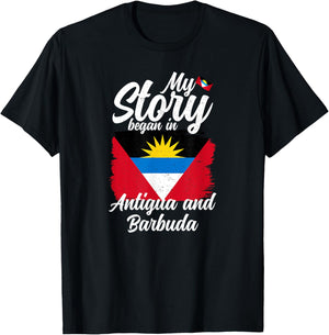 Antigua and Barbuda T-Shirt - T-Shirt | Black