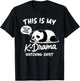 Korean Drama K-Drama Lover Panda This is My K-Drama Watching T-Shirt - T-Shirt | Black