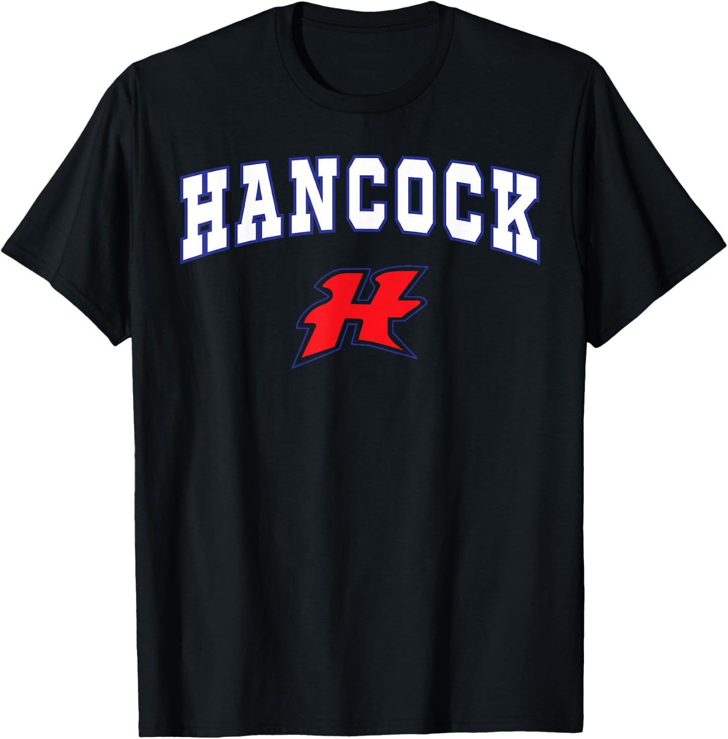 Hancock High School Hawks C2 T-Shirt - T-Shirt | Black