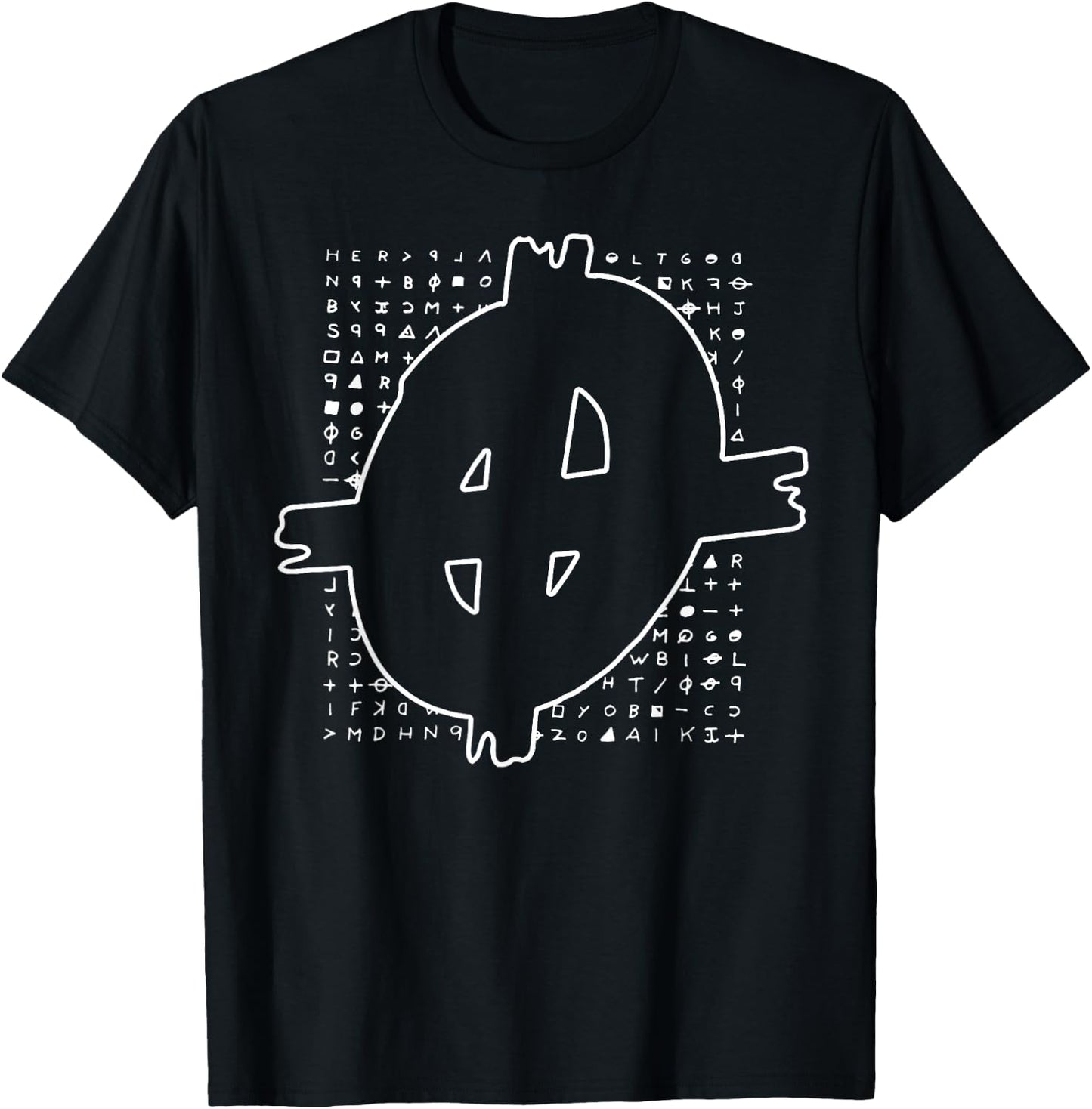 Zodiac Killer Symbol And Cipher True Crime T-Shirt - T-Shirt | Black