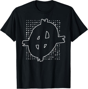 Zodiac Killer Symbol And Cipher True Crime T-Shirt - T-Shirt | Black