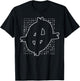 Zodiac Killer Symbol And Cipher True Crime T-Shirt - T-Shirt | Black