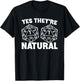 Yes They're Natural D20 Dice For Role Play Gamers T-Shirt - T-Shirt | Black