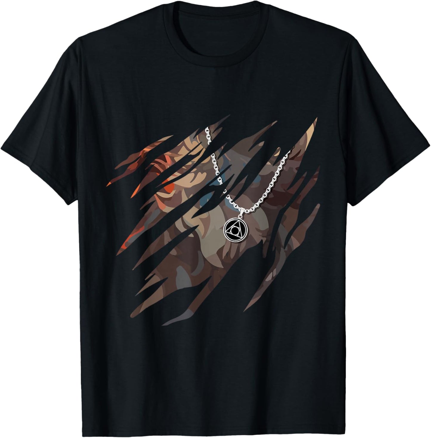 Wolf Kin Theta Delta Alter Kin Dog Cool Otherkin Therian T-Shirt - T-Shirt | Black
