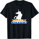 Wayward Totally Straight Unicorn - Women's Junior, Girls, Black, Short Sleeve, , Classic Fit, Cotton 65% Polyester 35%, Humorous/Ironic Design, Size Small T-Shirt - T-Shirt | Black