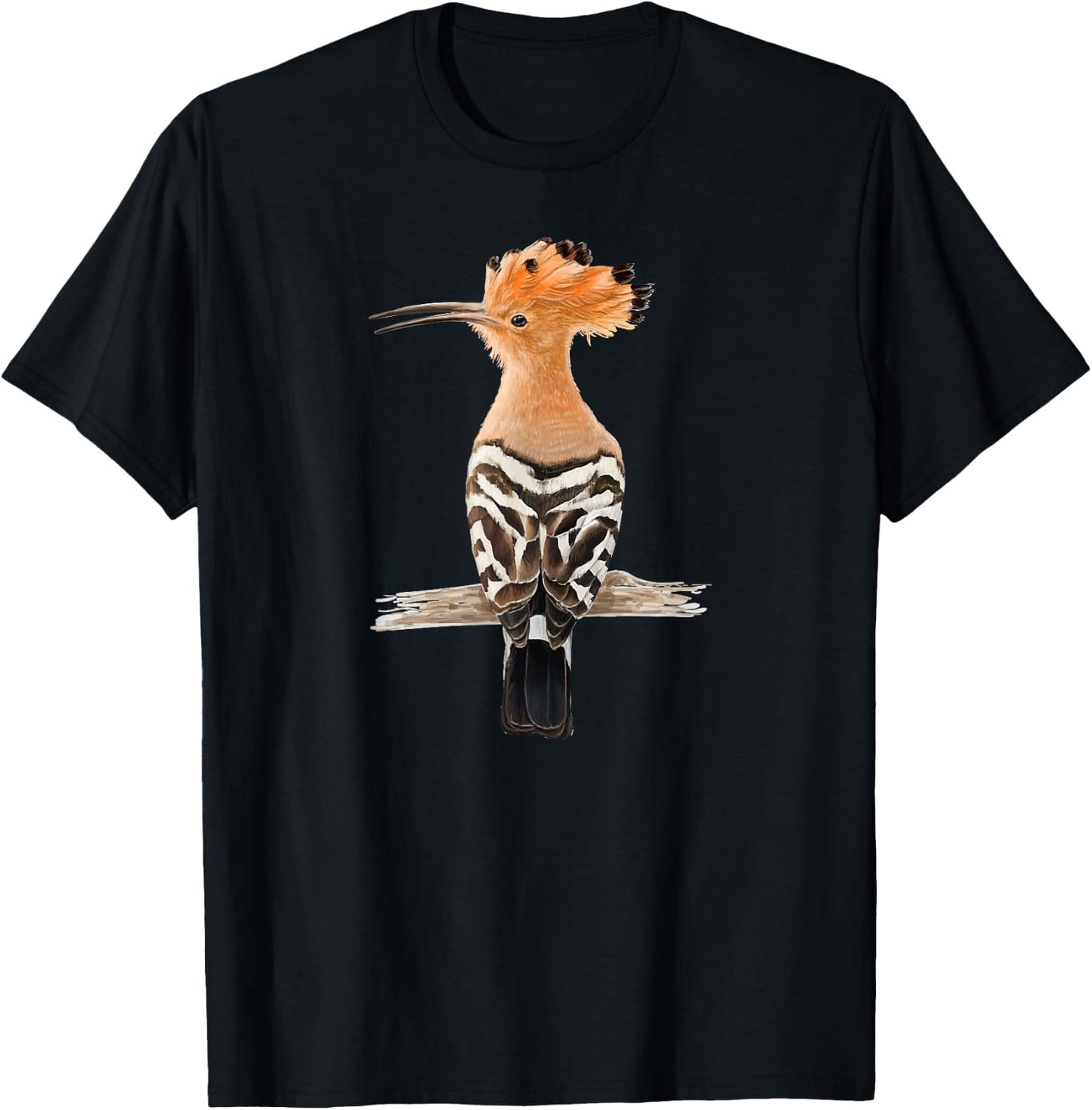 Hoopoe Bird T-Shirt - T-Shirt | Black