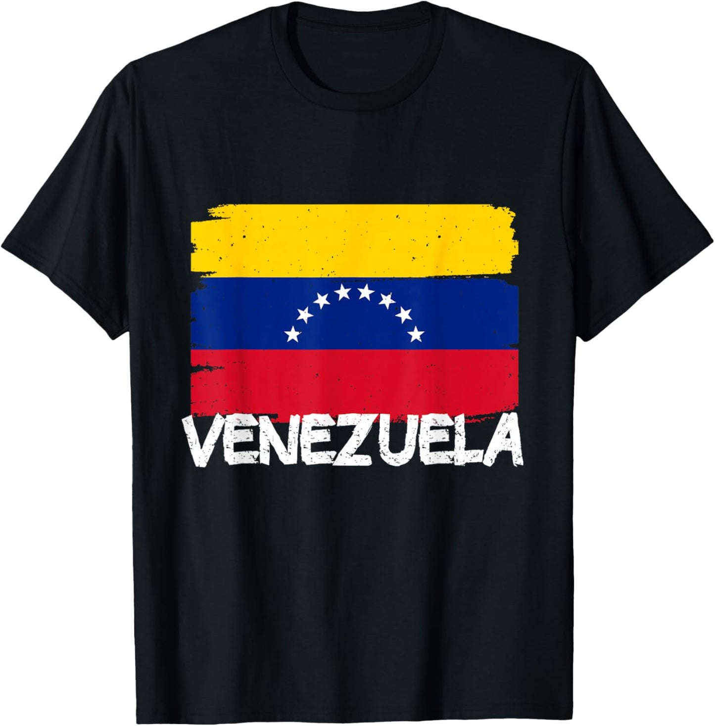 Cool Venezuela Flag T-Shirt - T-Shirt | Black