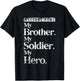 Welcome Home Soldier Brother Hero Military Homecoming T-Shirt - T-Shirt | Black