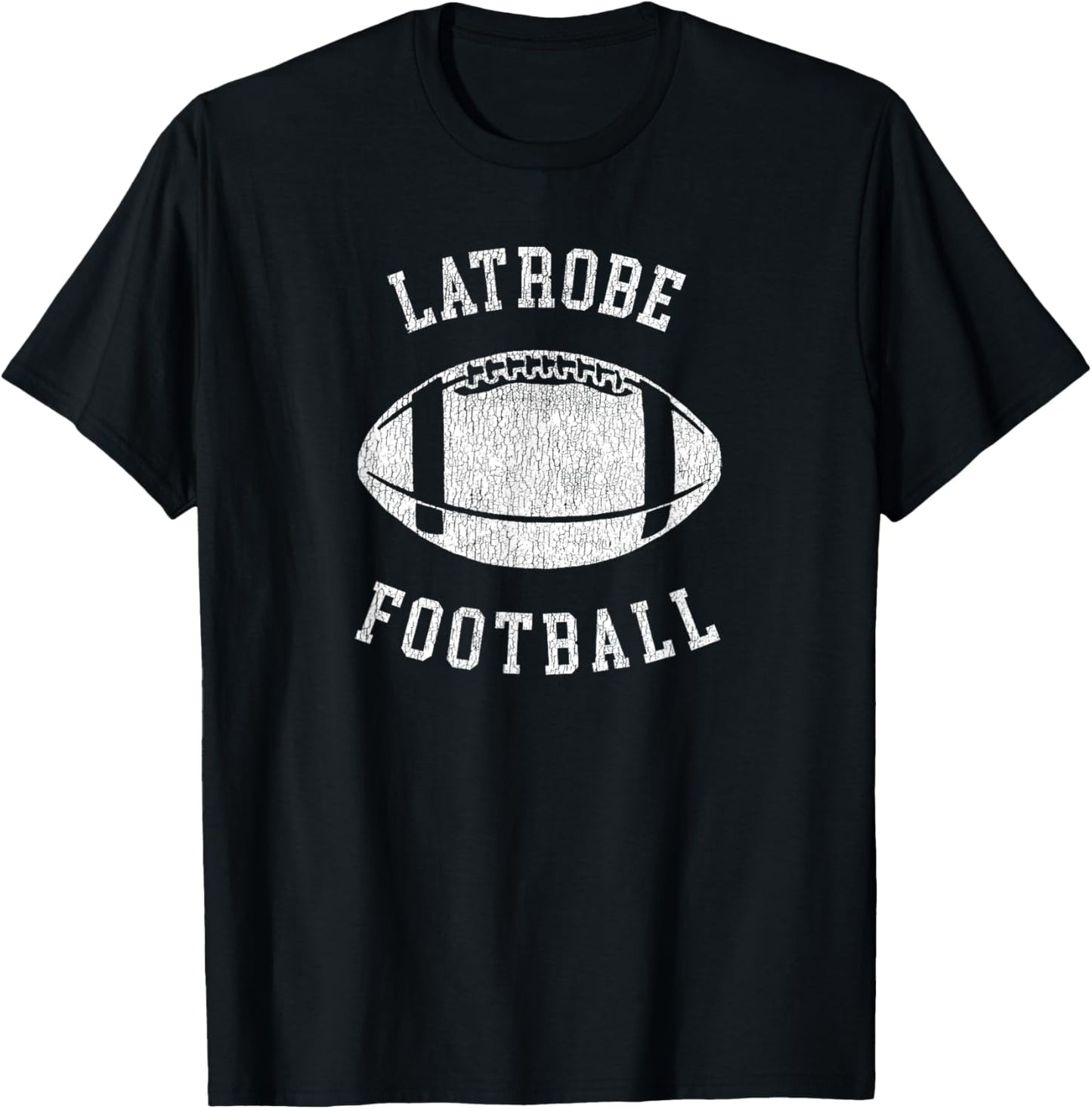 Latrobe Football Distressed Vintage 80's Throwback Classic T-Shirt - T-Shirt | Black