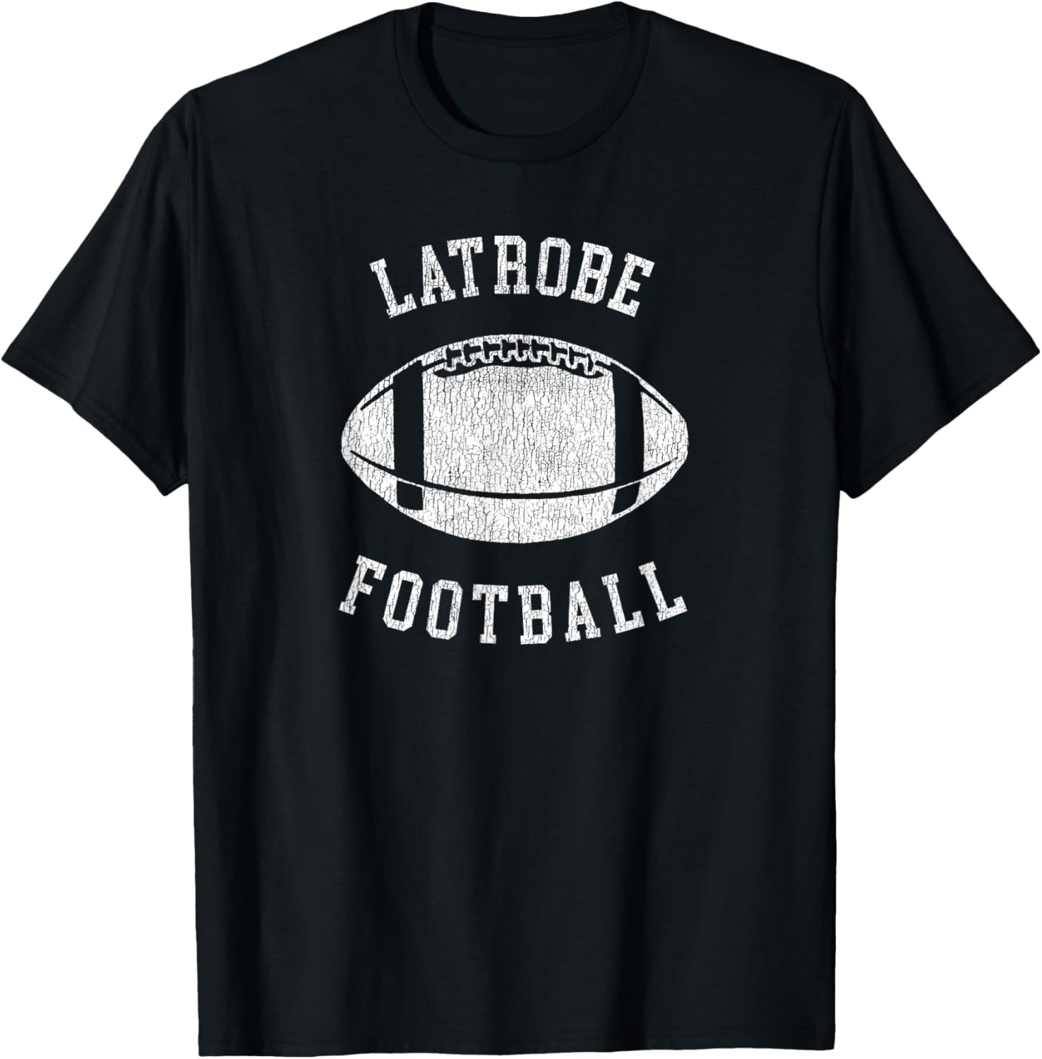 Latrobe Football Distressed Vintage 80's Throwback Classic T-Shirt - T-Shirt | Black