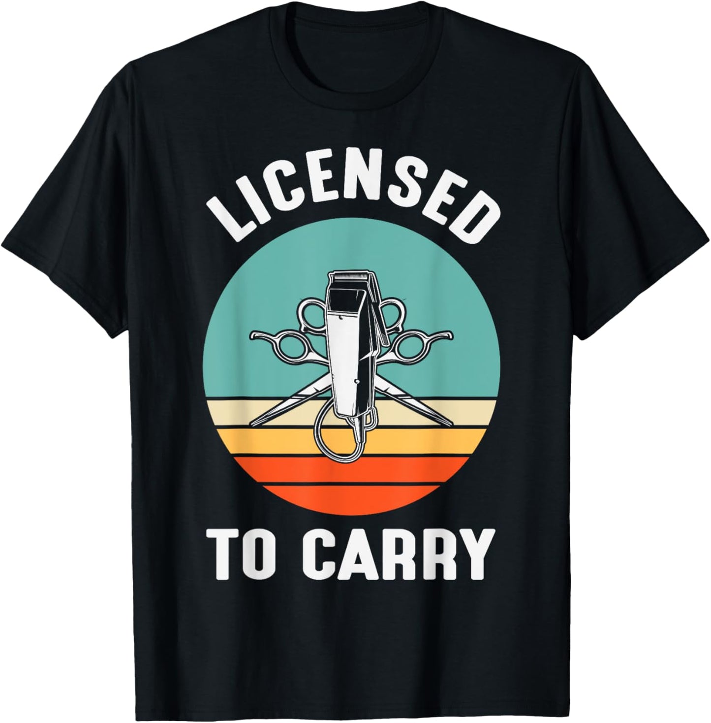Barber Designs Dad Funny Hairdressing Hair Stylists T-Shirt - T-Shirt | Black