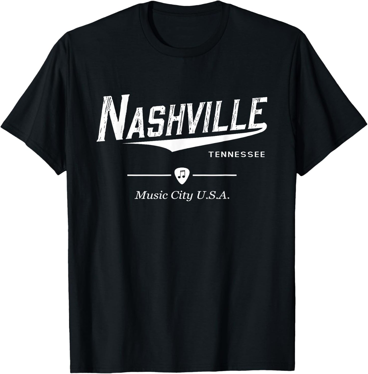 Nashville Tennessee TN Gifts Women Men Kids Souvenirs T-Shirt - T-Shirt | Black