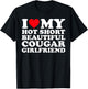 I Love My Hot Short Beautiful Cougar Girlfriend GF T-Shirt - T-Shirt | Black