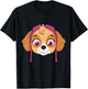 Skye Paw Patrol Face T-Shirt - T-Shirt | Black
