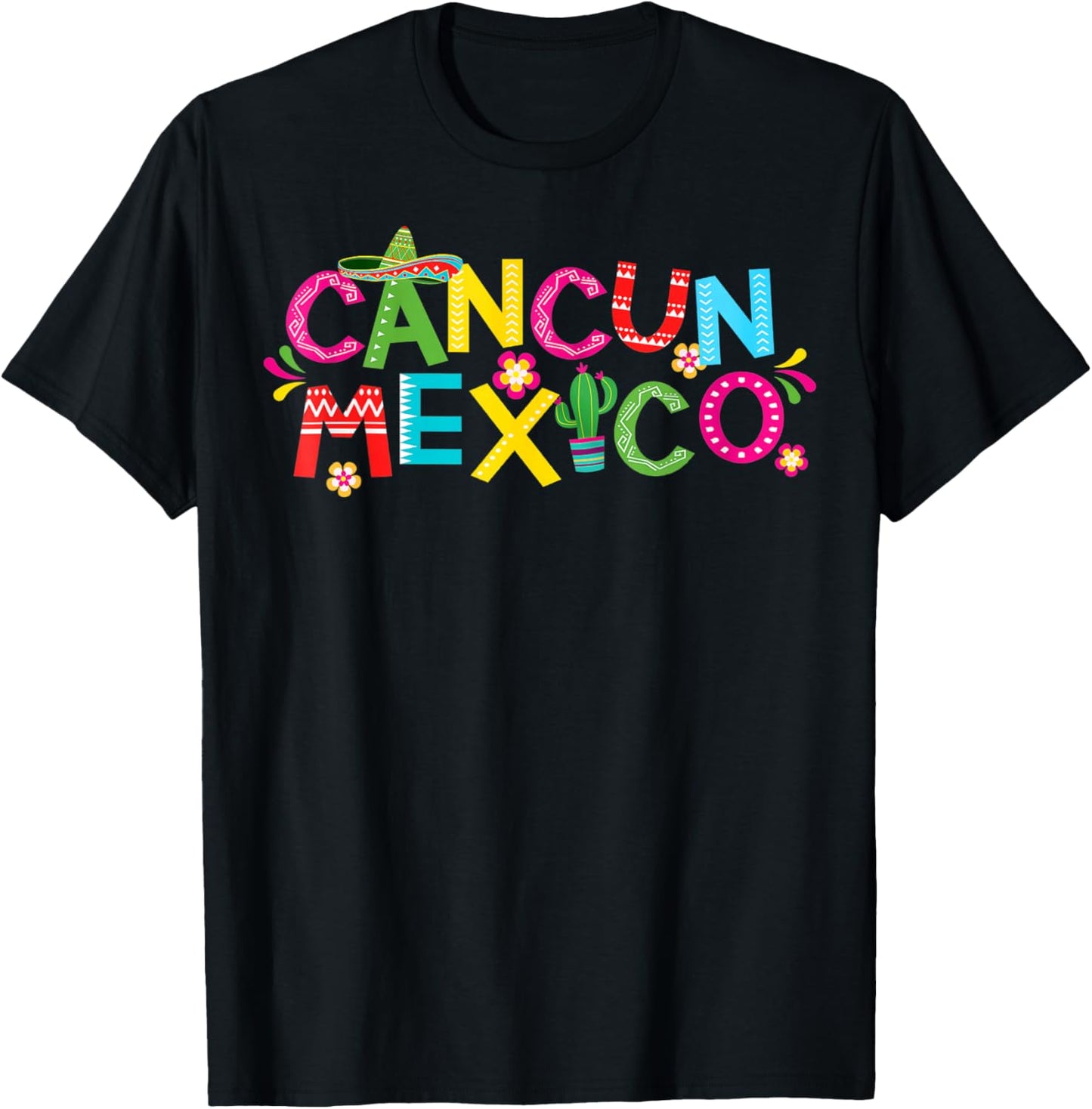 Cancun Mexico T-Shirt - T-Shirt | Black