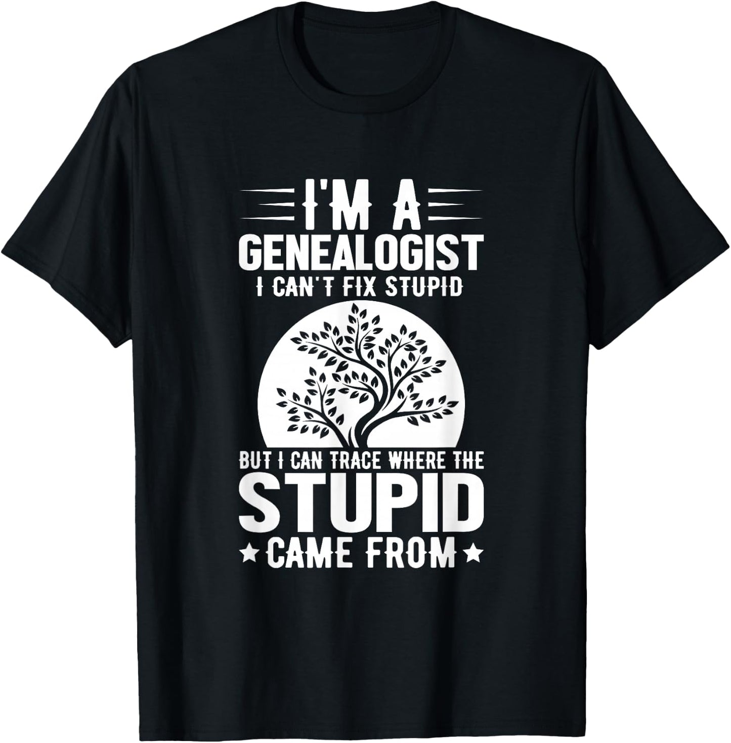 Genealogy Ancestry Family Histories Research Genealogists T-Shirt - T-Shirt | Black