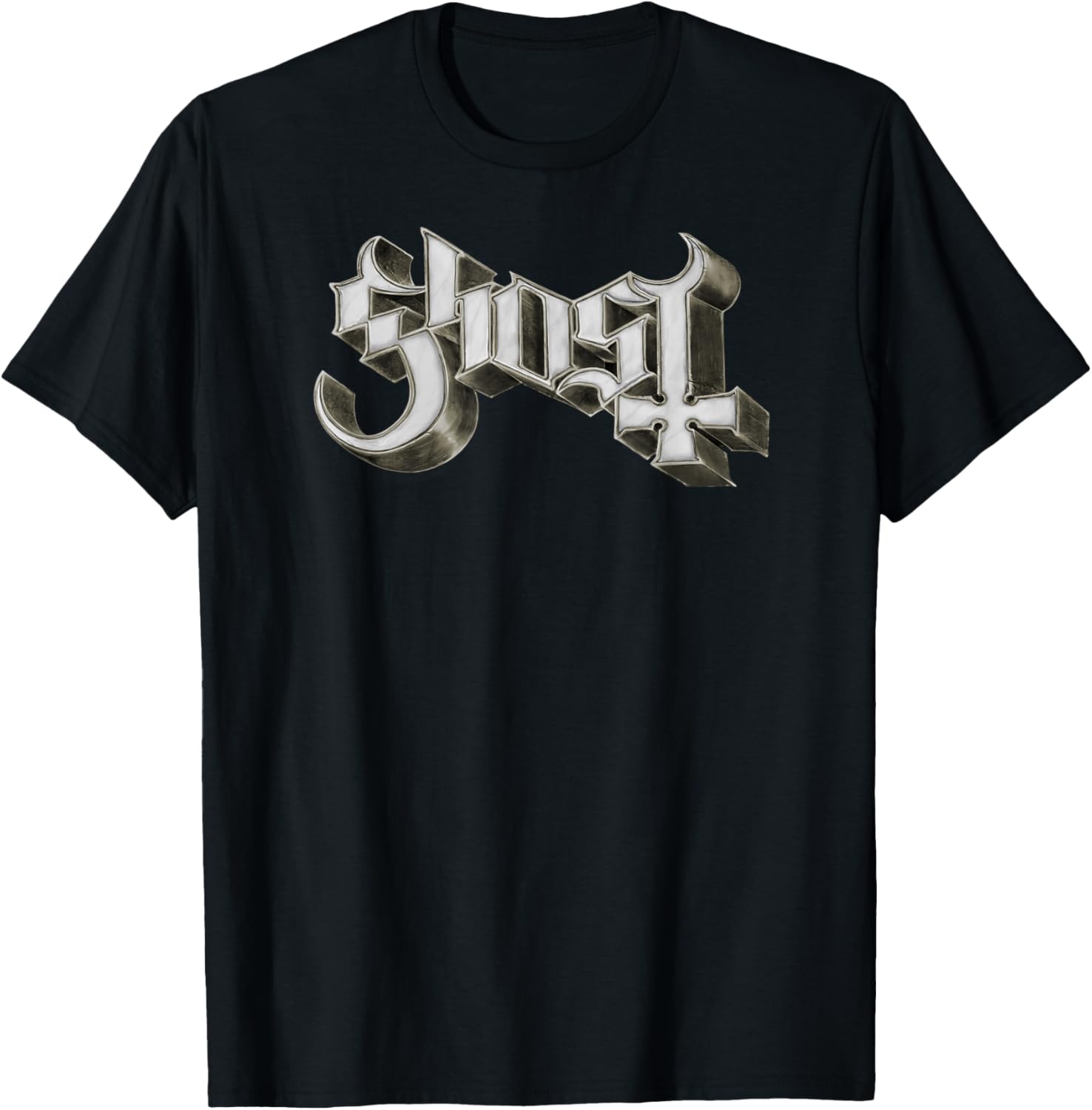Ghost – Phantomime Logo Brown T-Shirt - T-Shirt | Black
