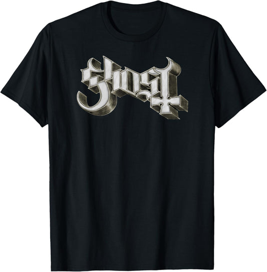Ghost – Phantomime Logo Brown T-Shirt - T-Shirt | Black