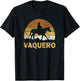 Vaquero Mexican Cowboy T-Shirt - T-Shirt | Black