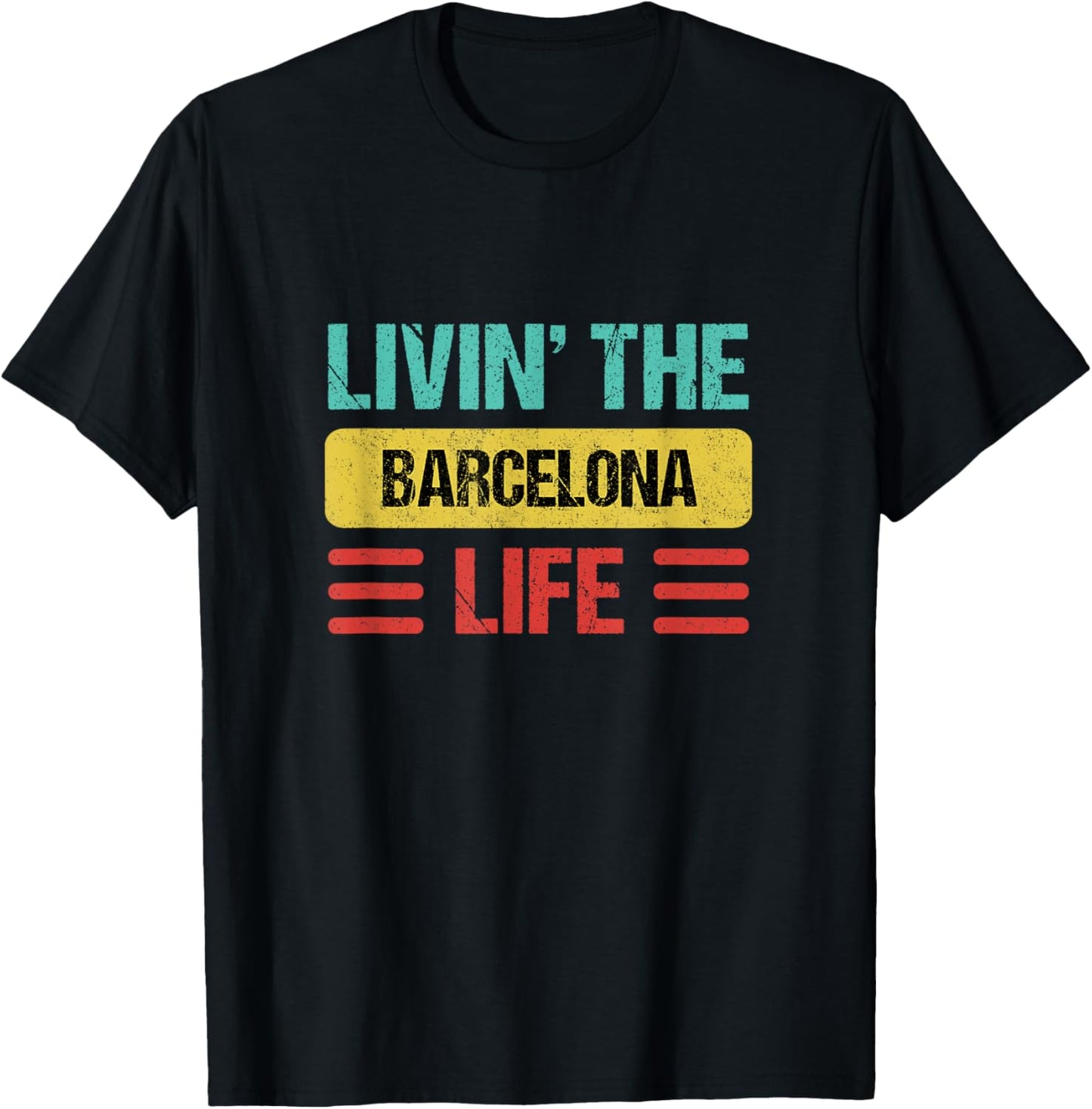 Barcelona Spain T-Shirt - T-Shirt | Black