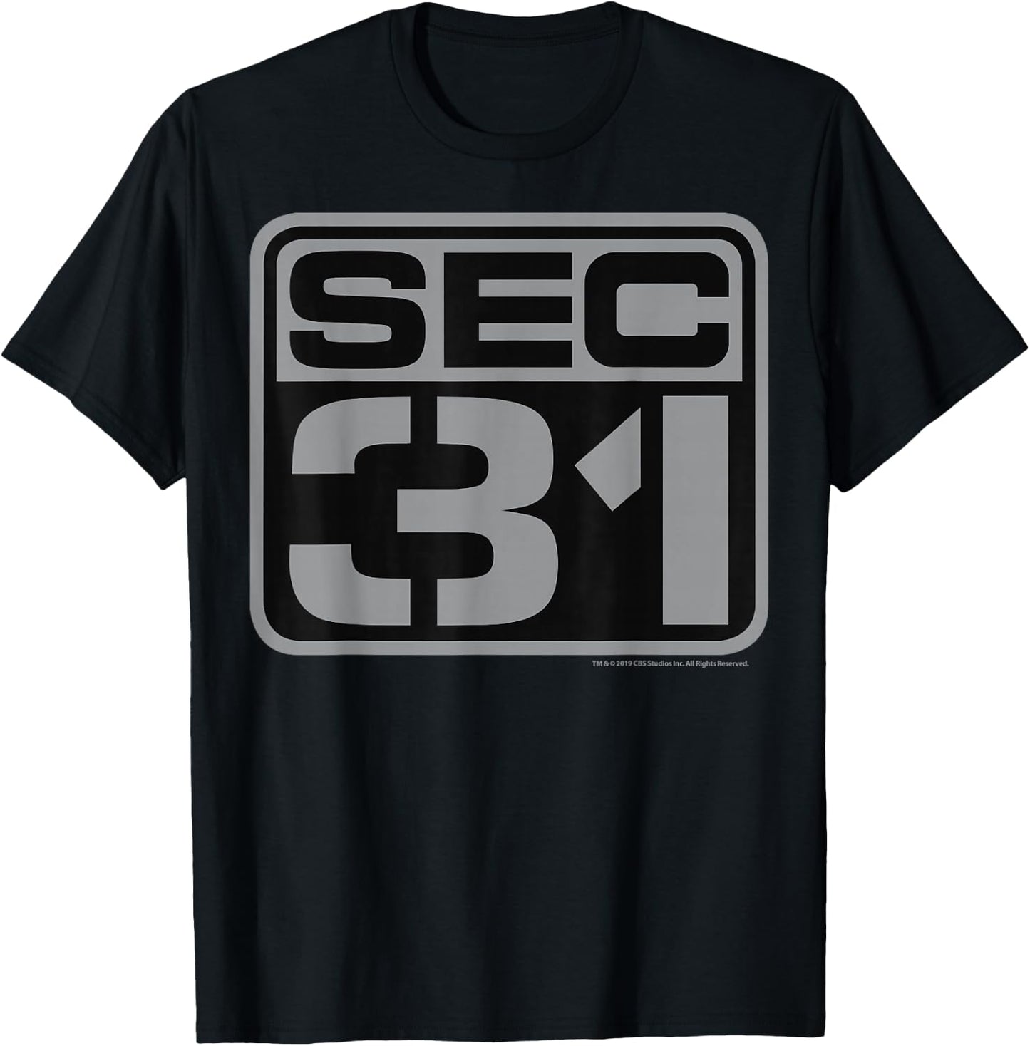Star Trek Discovery Section 31 Badge T-Shirt - T-Shirt | Black