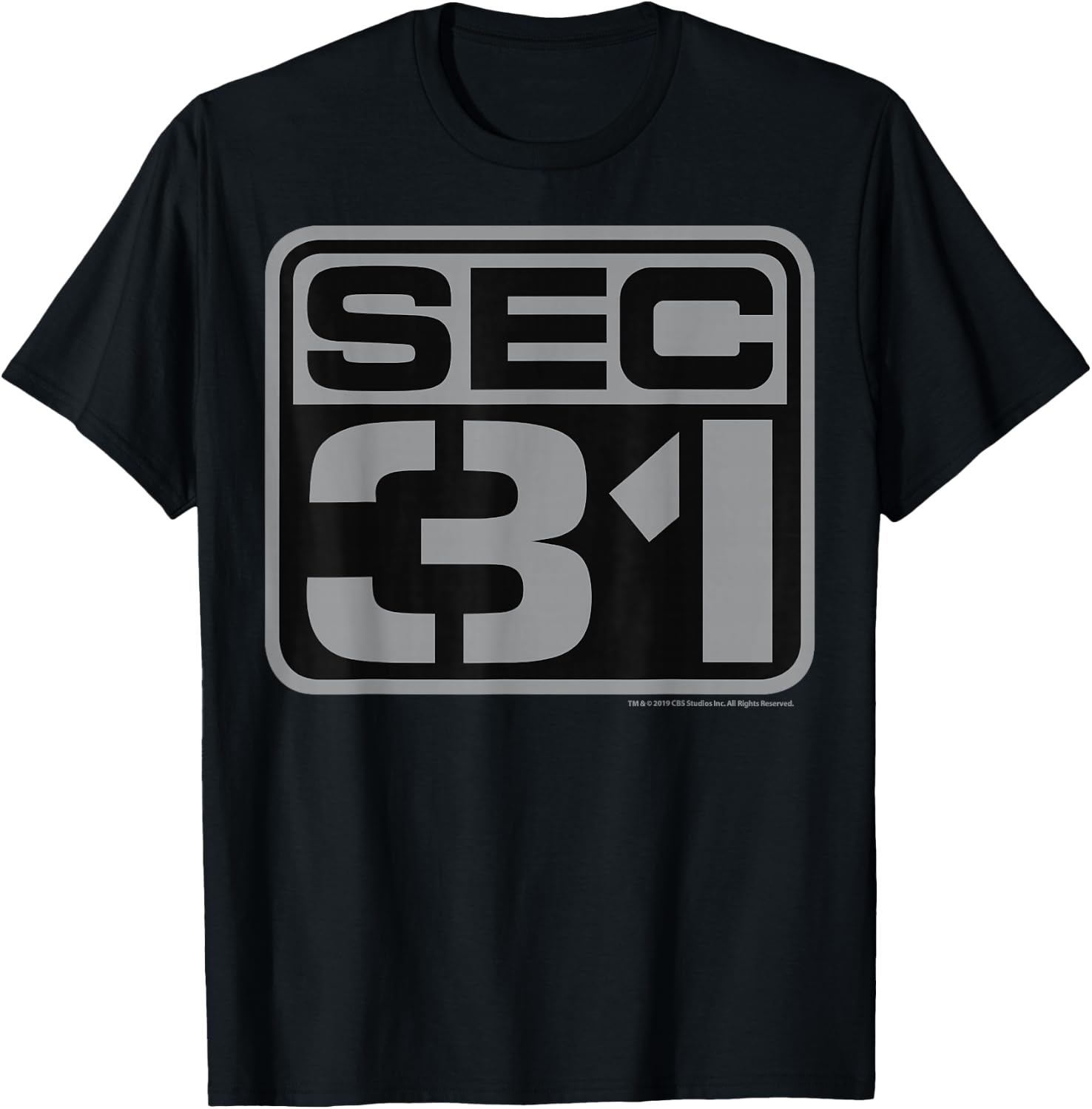 Star Trek Discovery Section 31 Badge T-Shirt - T-Shirt | Black