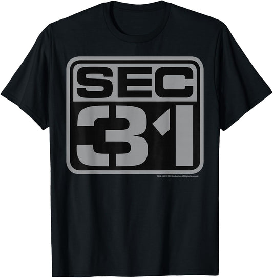 Star Trek Discovery Section 31 Badge T-Shirt - T-Shirt | Black