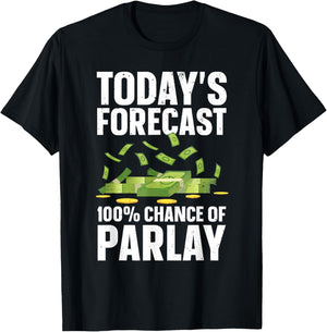 Parlay Sports Betting Design Women Sports Gambler T-Shirt - T-Shirt | Black