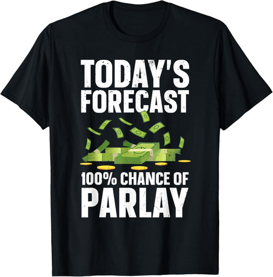 Parlay Sports Betting Design Women Sports Gambler T-Shirt - T-Shirt | Black