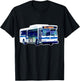 Empire State NY Co Funky Retro NYC MTA Bus Transit Driver New York City T-Shirt - T-Shirt | Black